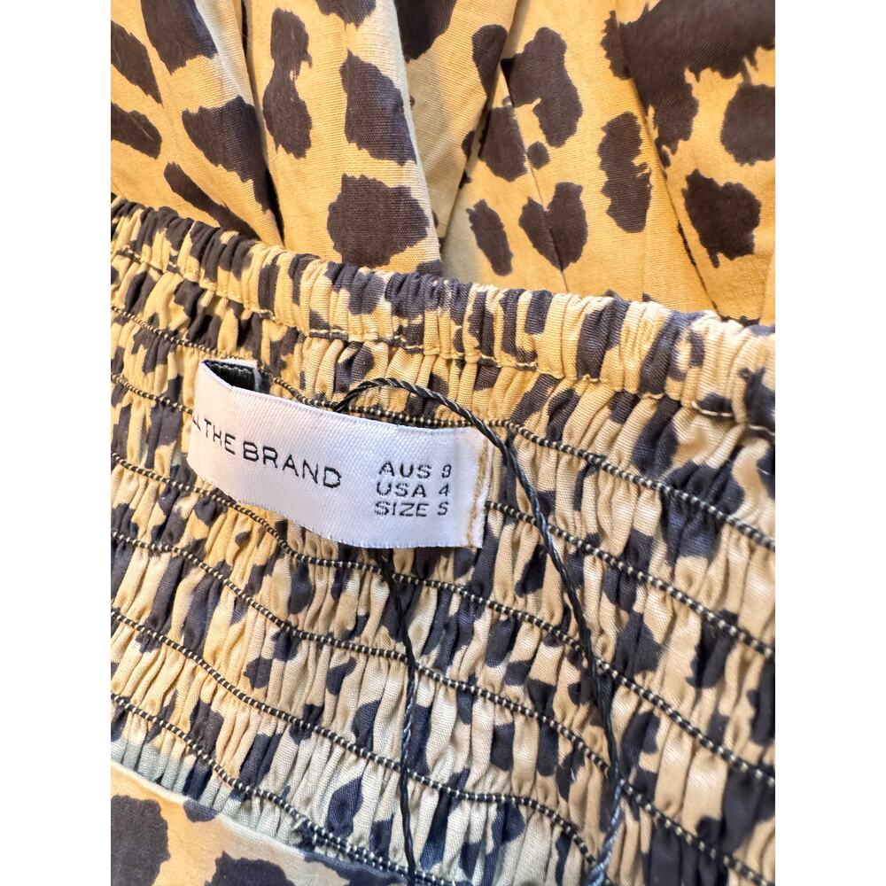 NWT Faithfull the Brand Eryn Mini Dress in Shamari Animal Print Size Small - Picture 7 of 10